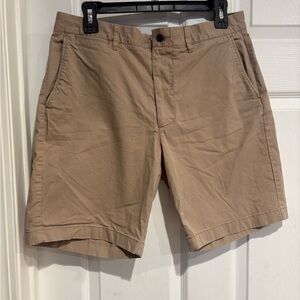 J. Crew Men's Khaki Flat Front Shorts